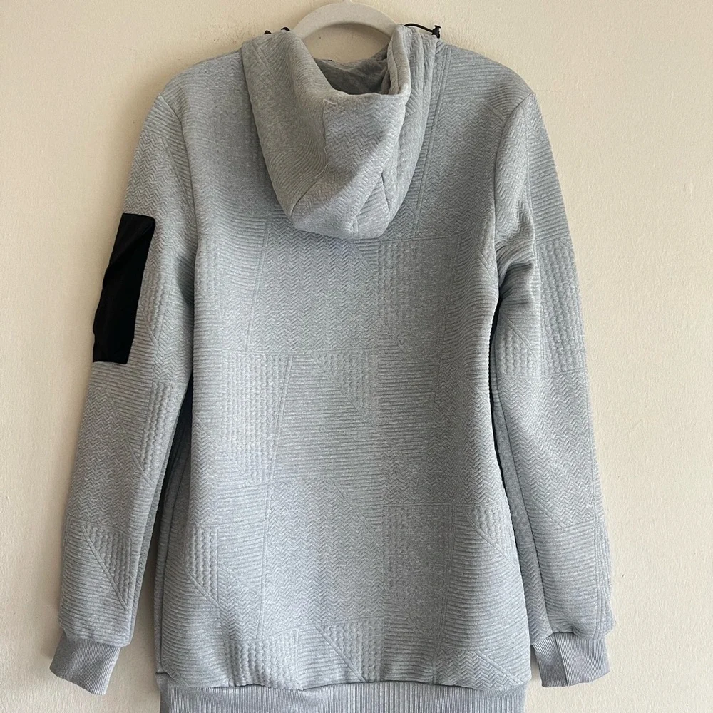American Stitch Gray Zip-Up Men's Sweater Size Small